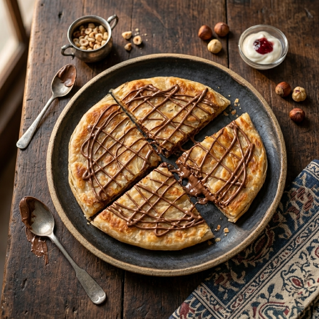 Nutella Paratha